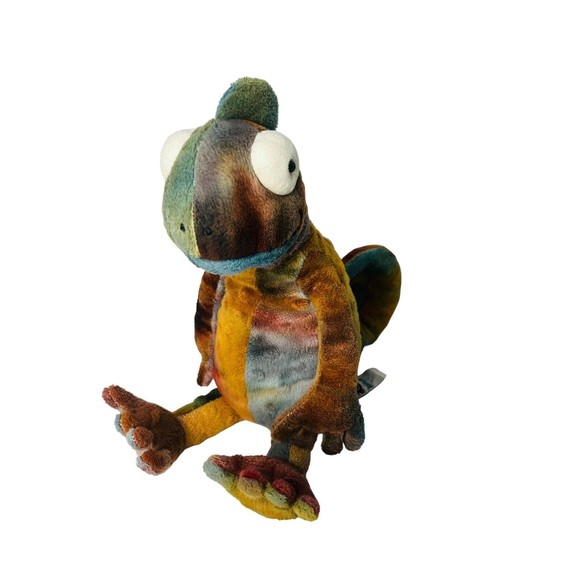 Jellycat Toys Jellycat Colin Chameleon Lizard Plush 2 Tie Dye